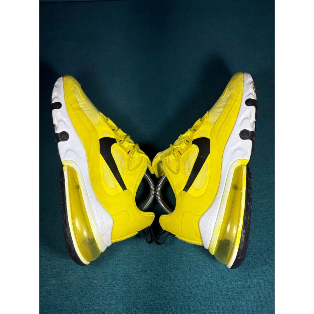 Nike Air Max 270 React 'Opti Yellow' • Size 10 US Men (42 EUR) • SKU CZ9370-700 - Picture 5 of 8